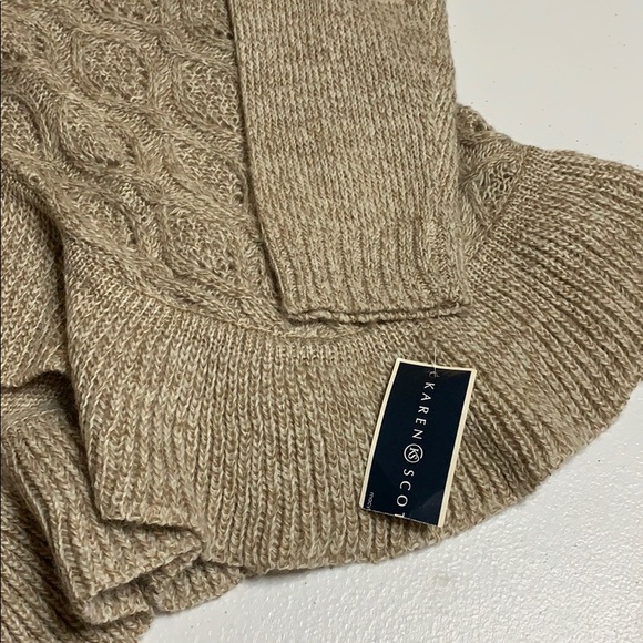 NWT Karen Scott ruffled sweater - Picture 5 of 5